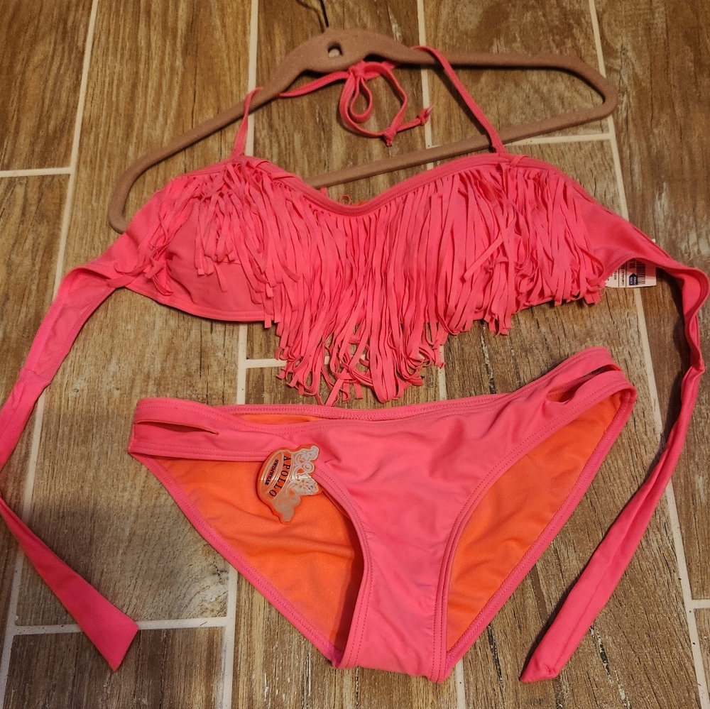 Apollo bikini, large, bright pink